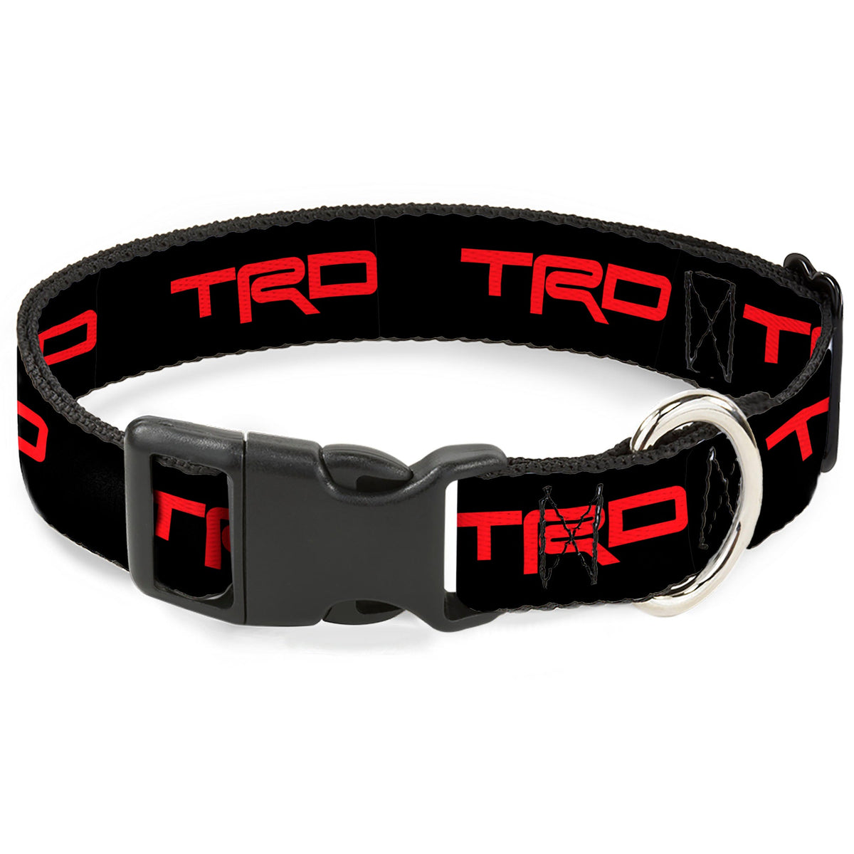 Plastic Clip Collar - Toyota Racing Development TRD Logo Black/Red