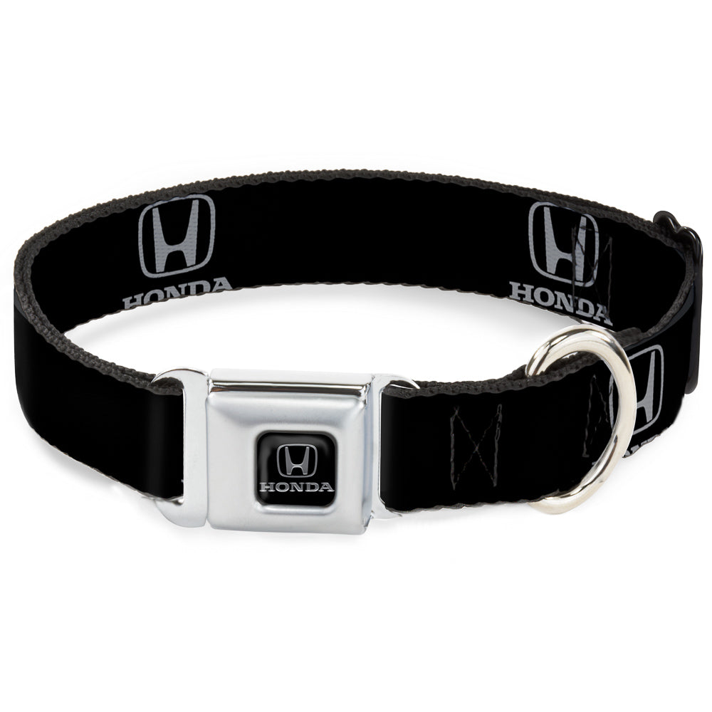 Honda Seatbelt Buckle Collar - Honda Logo Black/Silver