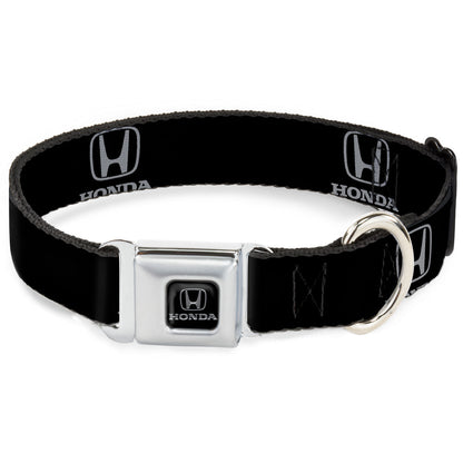 Honda Seatbelt Buckle Collar - Honda Logo Black/Silver