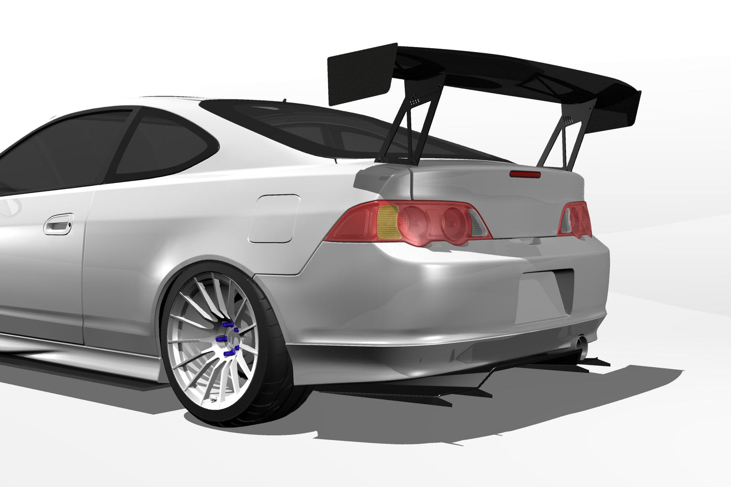 Diffuser V1+ – Acura RSX (DC5, 2002-2006)