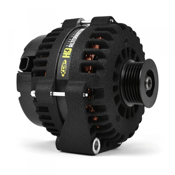 XDP Wrinkle Black HD High Output Alternator XD351