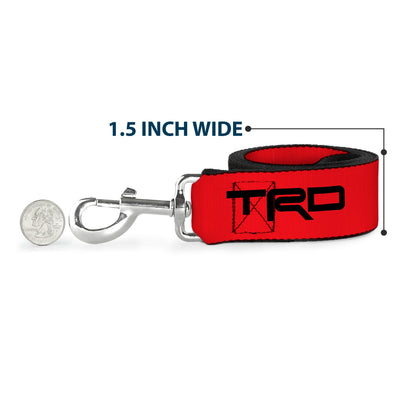 Dog Leash - Toyota Racing Development TRD Logo Red/Black