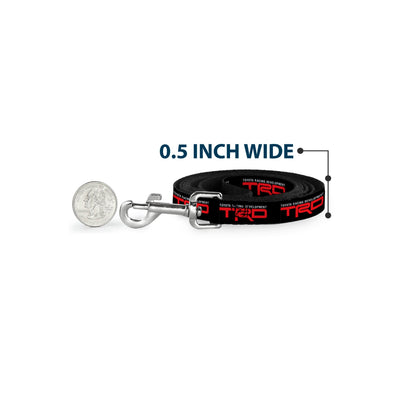 Dog Leash - TOYOTA RACING DEVELOPMENT TRD Logo Black/White/Red