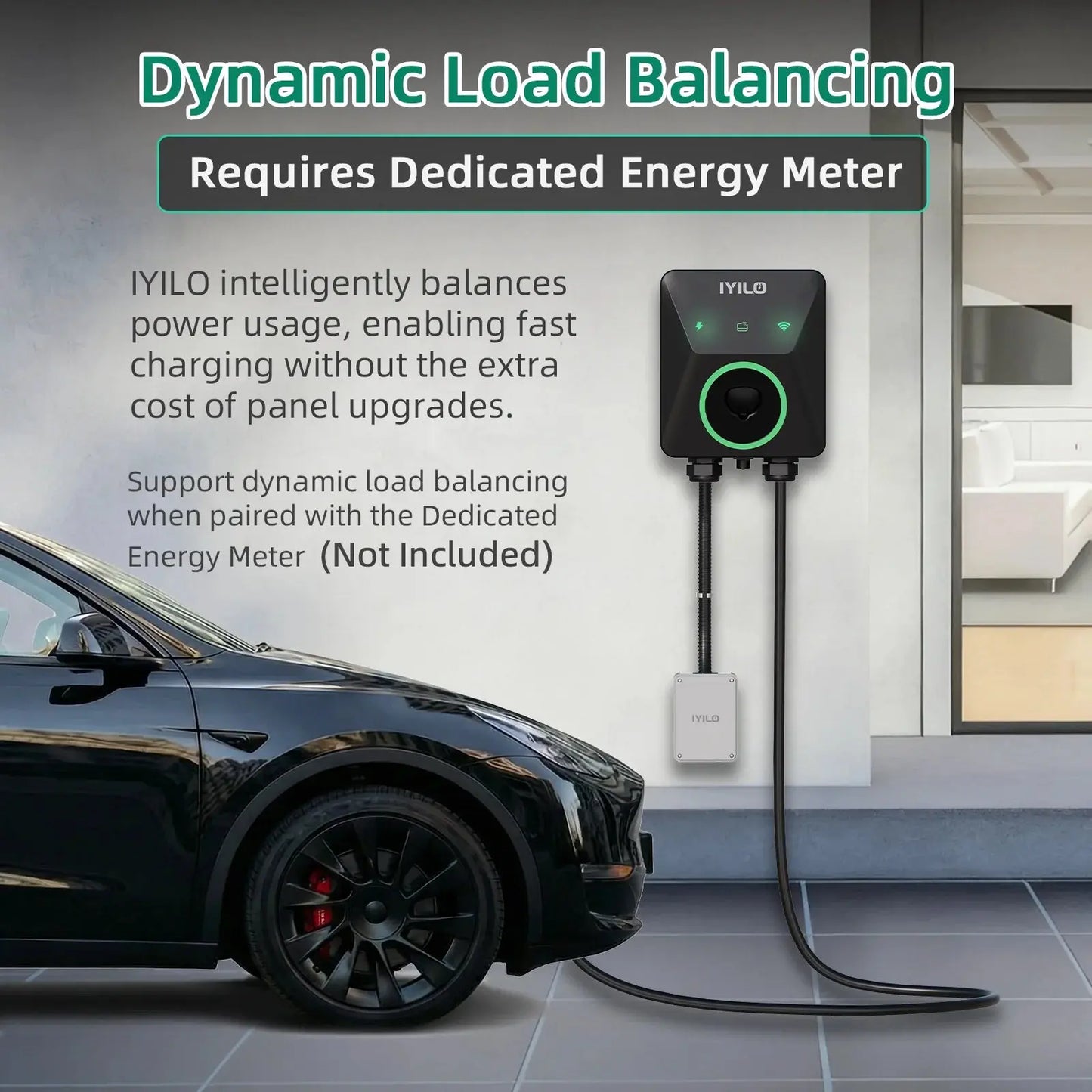 IYILO Level 2 EV Charger NACS (J3400)Hardwired – 48A