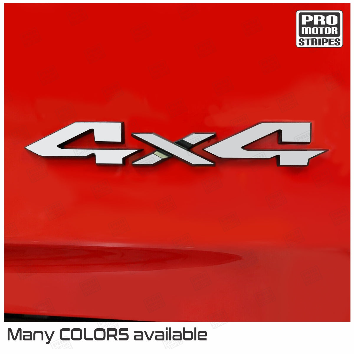 Dodge RAM 1500 Rebel 2019-2024 Tailgate Rear 4x4 Emblem Overlay Decal