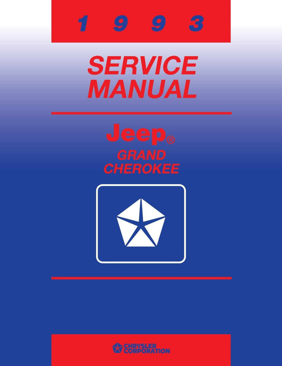 Detroit Iron - 1993 Jeep Grand Cherokee 6-Cylinder Shop Manual