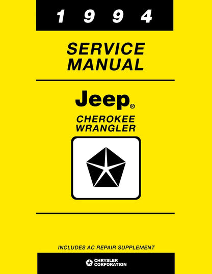 Detroit Iron - 1994 Jeep Cherokee & Wrangler Shop Manual