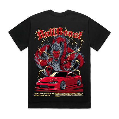 Bull Boost Performance Premium Automotive Cotton Crew Tee Shirts