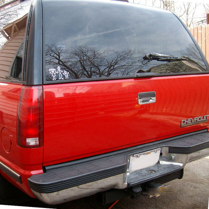 1992-1999 Chevrolet Tahoe/Suburban GMC Yukon ABS Tailgate Door Handle Covers (Chrome)