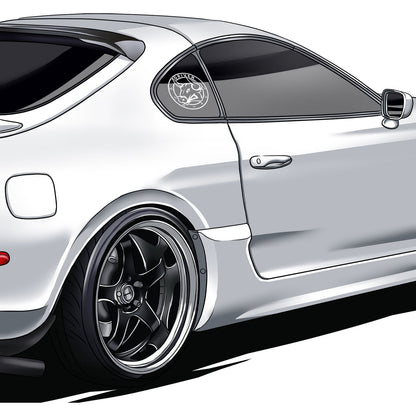 Bull Boost Driven Vinyl Window Sticker