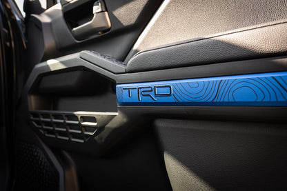 "TRD" Door Topographic Map Overlays - 2024+ Tacoma