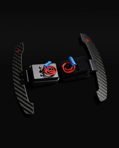 CARBONE's BMW Magnetic Carbon Fiber Paddle Shifters E Series V1 for E90 E92 E93 E81 E82 M3 335i 135i 3 series