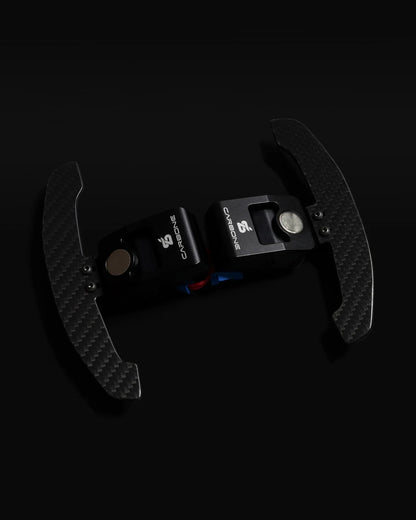 CARBONE's BMW Magnetic Carbon Fiber Paddle Shifters E Series V1 for E90 E92 E93 E81 E82 M3 335i 135i 3 series