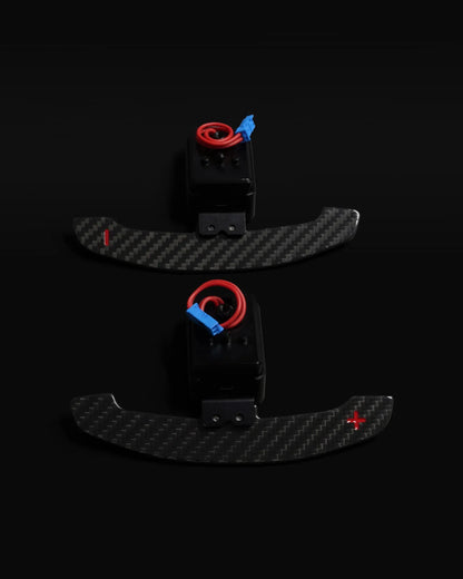 CARBONE's BMW Magnetic Carbon Fiber Paddle Shifters E Series V1 for E90 E92 E93 E81 E82 M3 335i 135i 3 series