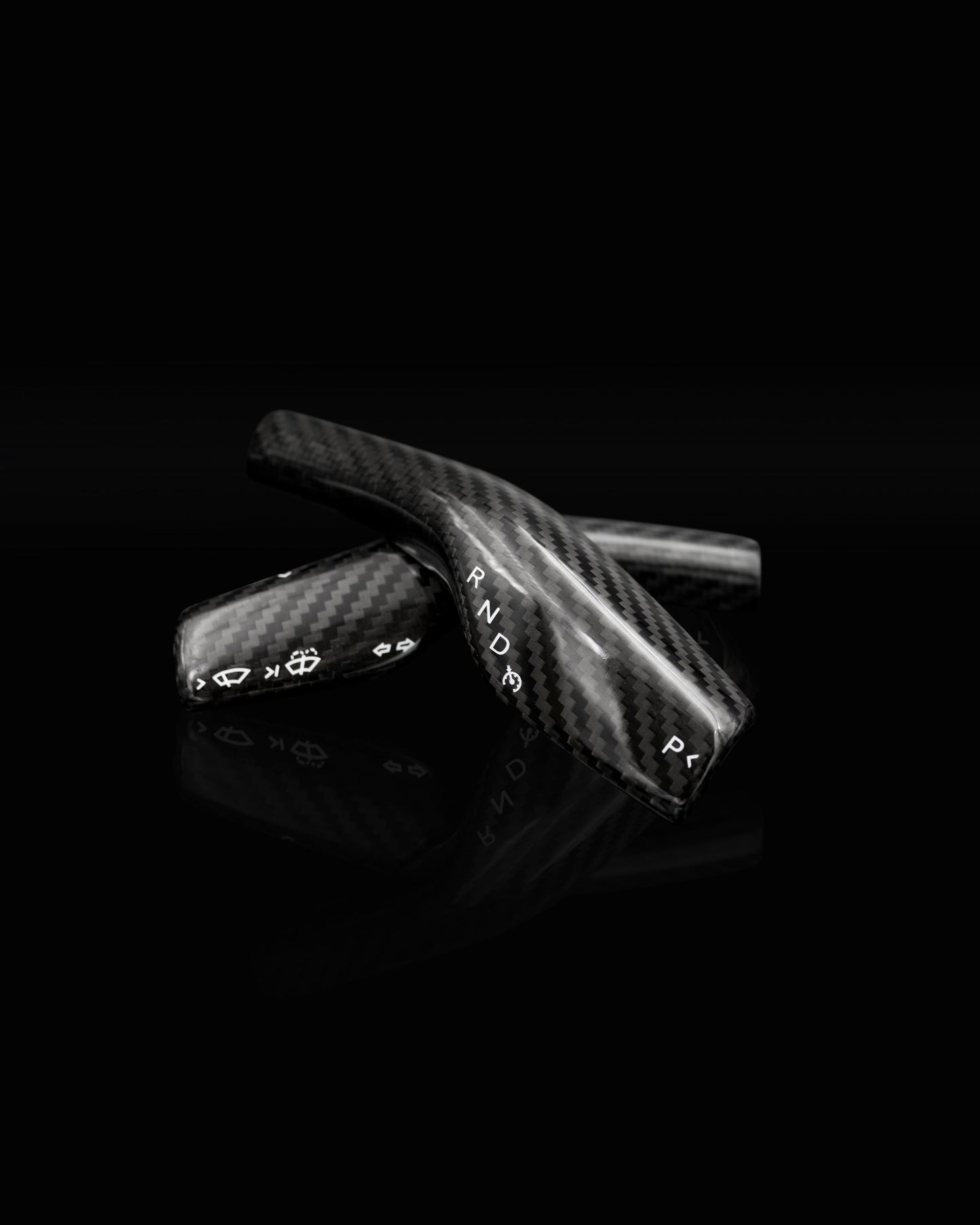 TESLA MODEL 3 & Y REAL CARBON FIBER MATTE OR GLOSS STALK COVERS