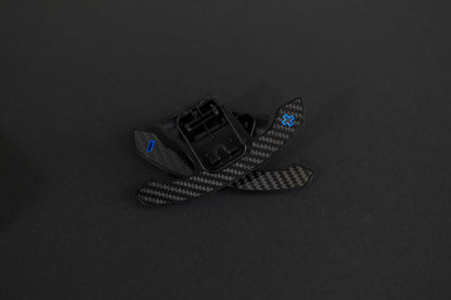 BMW G/F Series G80 Style Carbon Fiber Paddle Shifters Blue