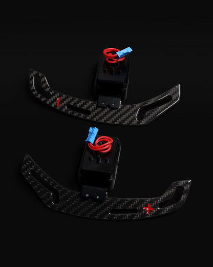 CARBONE's BMW Magnetic Carbon Fiber Paddle Shifters G/F Series V2 for M3 M4 M5 F30 F80 F82 G20 G30 G80 G82 F90