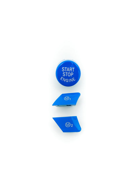 Blue Push Start Stop Button - BMW F-Chassis Vehicles