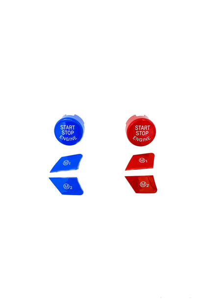 Bright Red M1/M2 Button Set - BMW M F-Chassis Vehicles