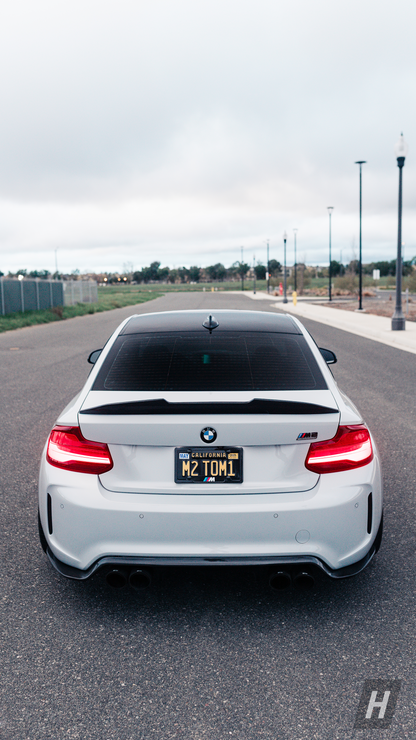 PSM Style V2 (High Kick) Carbon Fiber Trunk Lip / Spoiler - F87 M2 | F22 2-Series