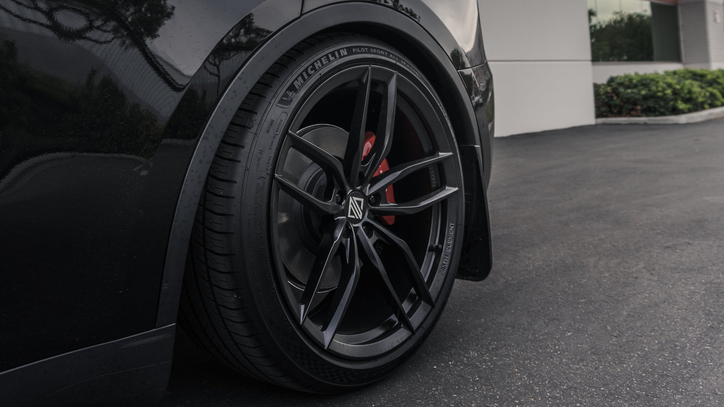 SE-105 1 PIECE MONOBLOCK FORGED WHEELS RIMS SET FOR TESLA MODEL 3 / Y / HIGHLAND 20" OR 21"
