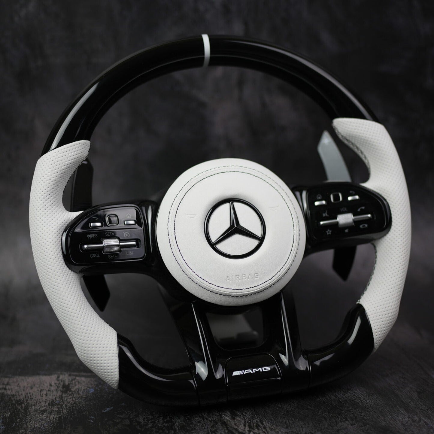 [Upgrade Conversion] Mercedes Benz 2018+ AMG Model Custom Steering Wheel by Exclusive Steering