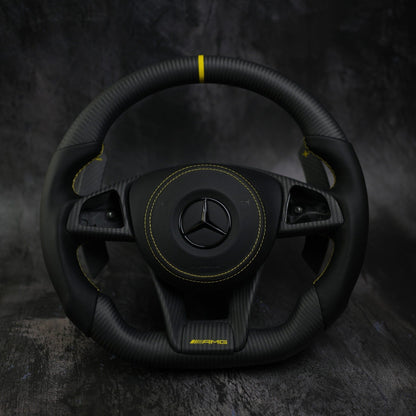 2015-2018 Mercedes Benz AMG | Retrofit for older/ non-AMG Models Available Custom Steering Wheel by Exclusive Steering
