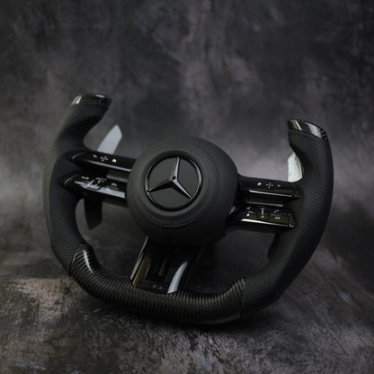 [Upgrade Conversion] Mercedes Benz 2020+ AMG Models Custom Steering Wheel by Exclusive Steering