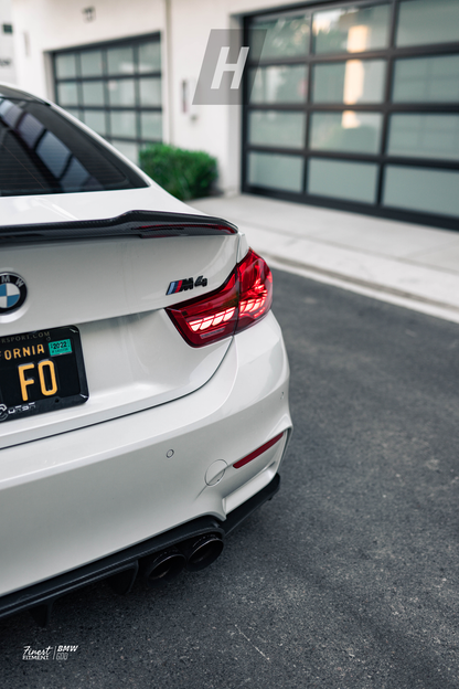 PSM Style V2 Carbon Fiber Trunk Lip / Spoiler - F82 / F83 M4