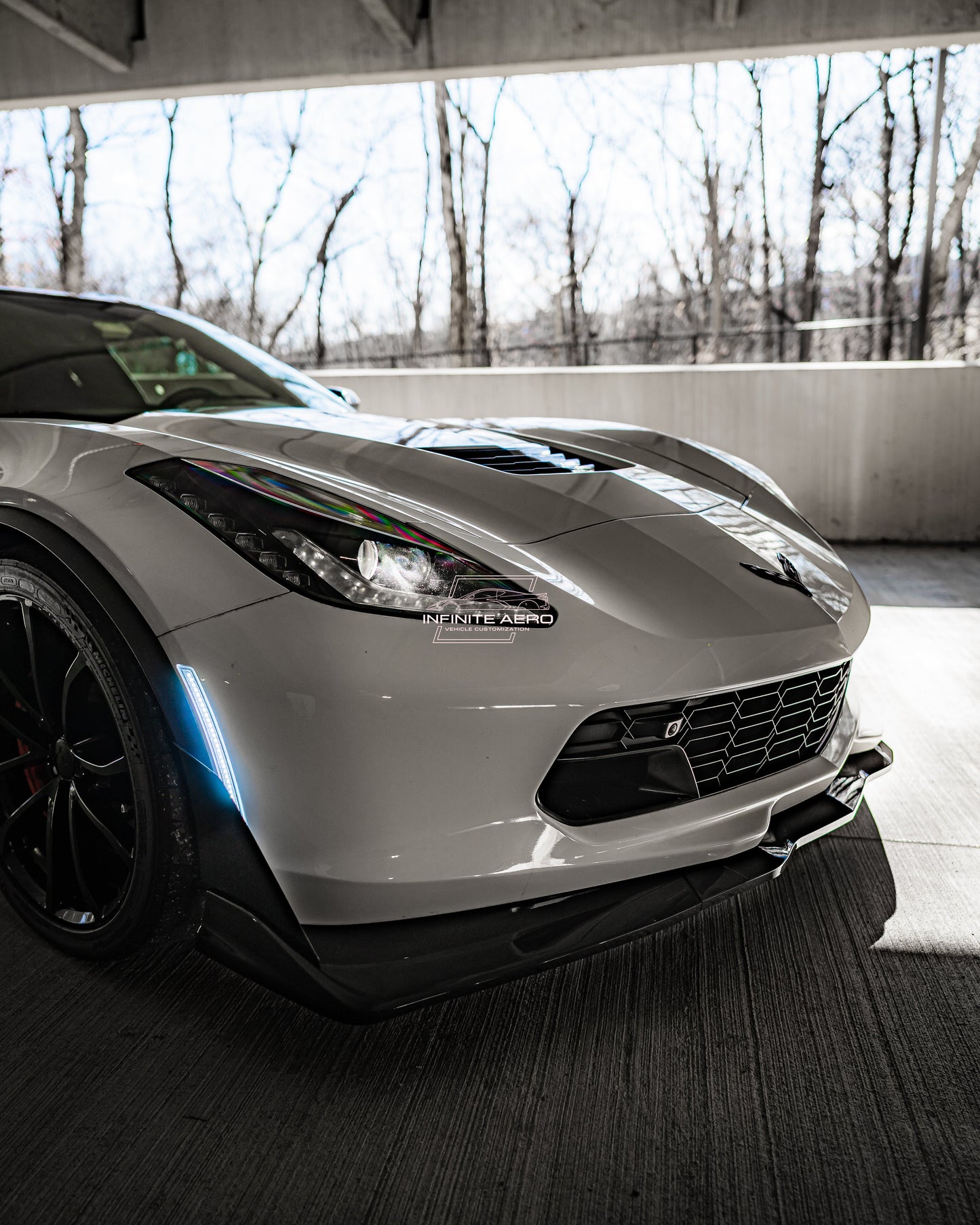 CORVETTE 14-19 FRONT/REAR RGB DYNAMIC LED SIDE MARKERS w/ REMOTE