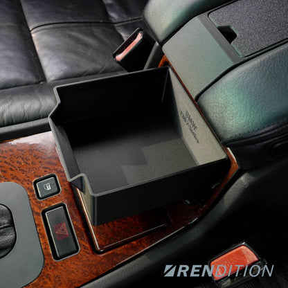 BMW E38 CENTER CONSOLE STORAGE DRAWER