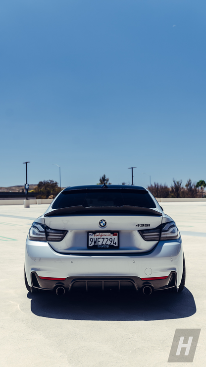 Performance Style Carbon Fiber Rear Diffuser - F32 4-Series