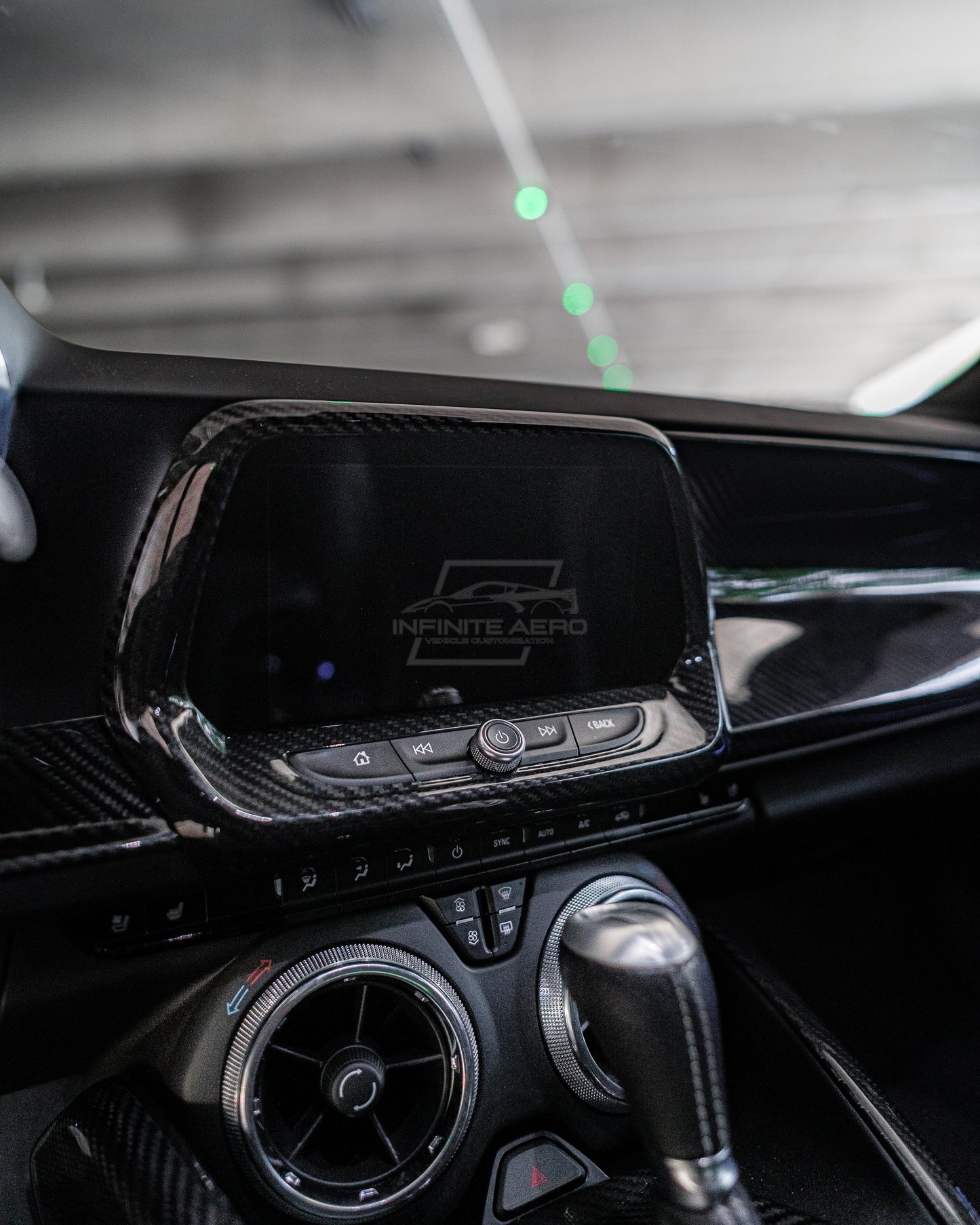 CAMARO 16-24 CARBON FIBER INFOTAINMENT SCREEN COVER
