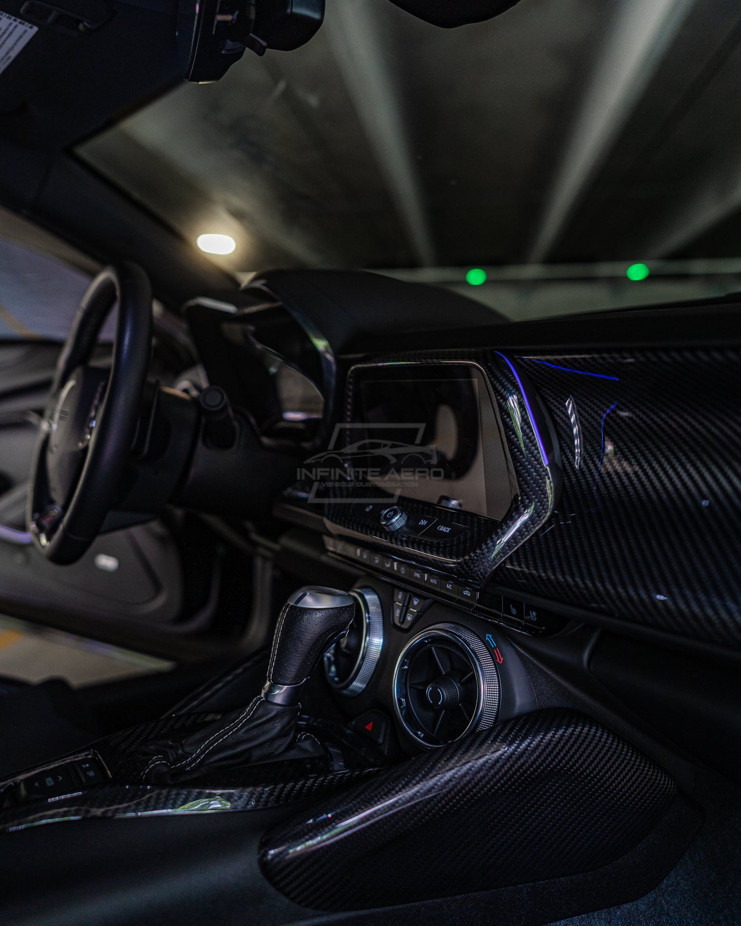 CAMARO 16-24 CARBON FIBER INFOTAINMENT SCREEN COVER