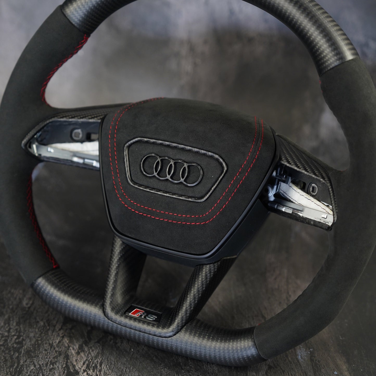 2020-2025 Audi A6, S6, RS6, A7, S7, RS7 & C8 Custom Steering Wheel by Exclusive Steering