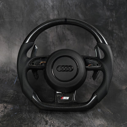2012-2018 Audi A3 / A4 / A5 / A6 / A7 / A8 / S3 / S4 / S5 / S6 / S7 / S8 / RS7 Custom Steering Wheel by Exclusive Steering