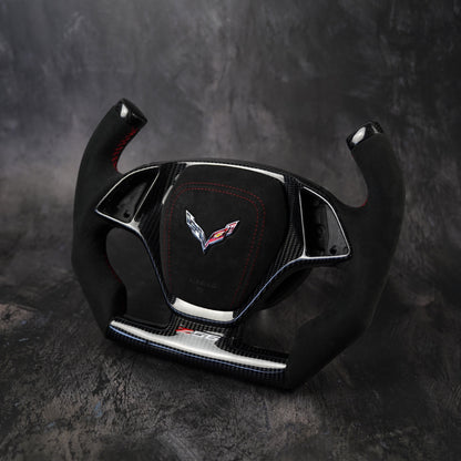2014-2019 Corvette  C7  Custom Steering Wheel by Exclusive Steering