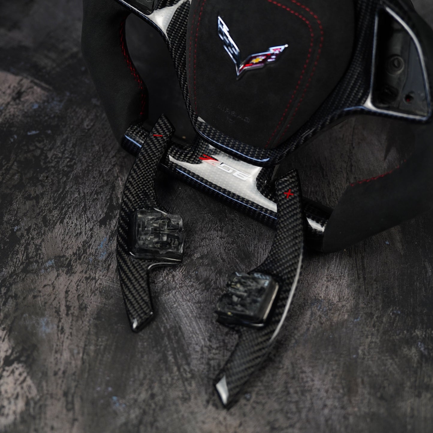 2014-2019 Corvette  C7  Custom Steering Wheel by Exclusive Steering