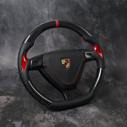 2004-2008 Porsche 911 / Boxster / Cayman  |   Custom Steering Wheel by Exclusive Steering
