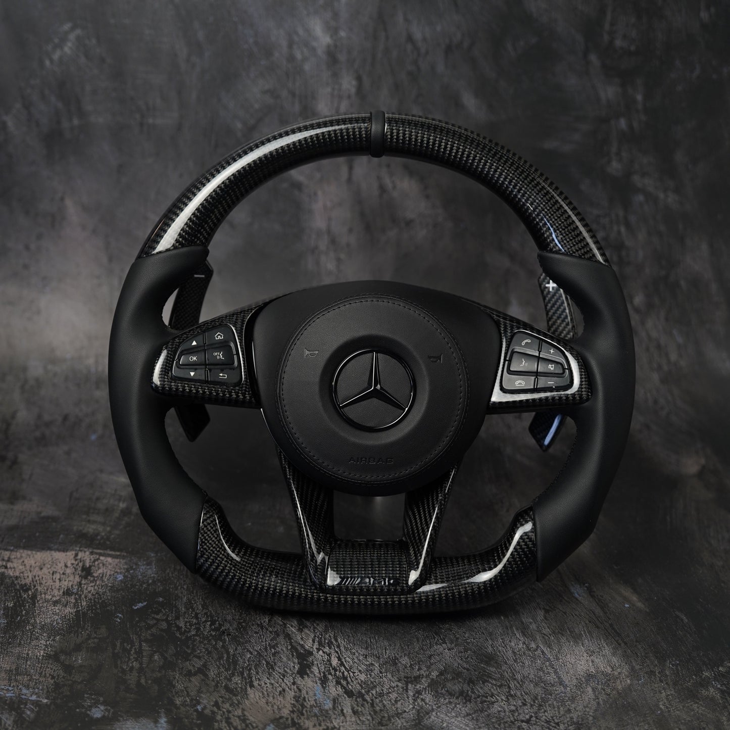 2015-2018 Mercedes Benz AMG | Retrofit for older/ non-AMG Models Available Custom Steering Wheel by Exclusive Steering