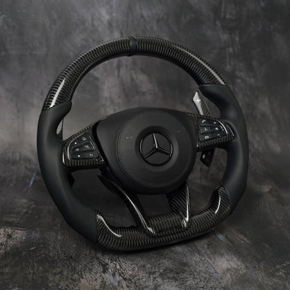 2015-2018 Mercedes Benz AMG | Retrofit for older/ non-AMG Models Available Custom Steering Wheel by Exclusive Steering