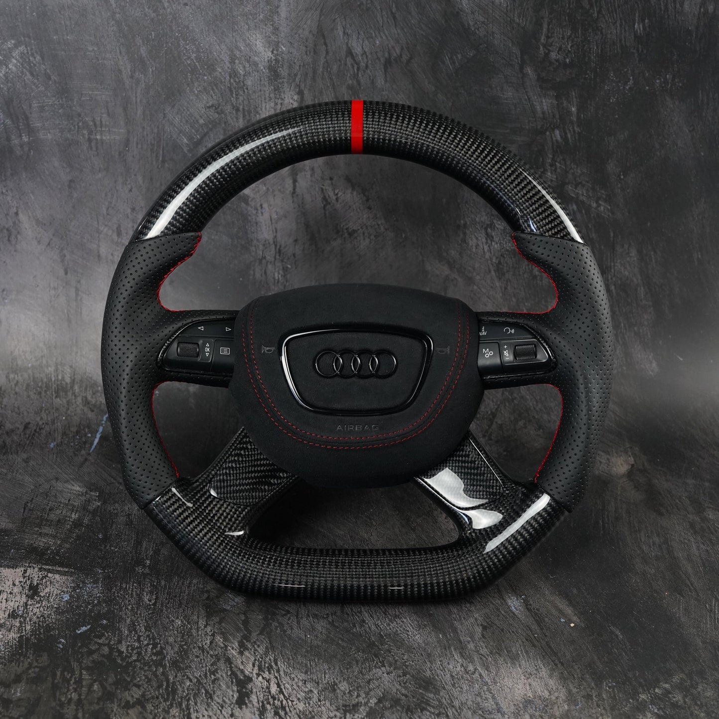 Audi A3, A4, A5, A6, & Q7 Custom Steering Wheel by Exclusive Steering