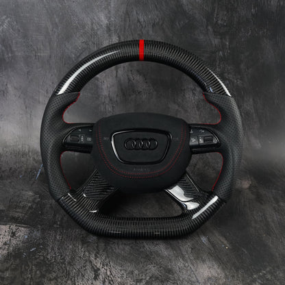 Audi A3, A4, A5, A6, & Q7 Custom Steering Wheel by Exclusive Steering
