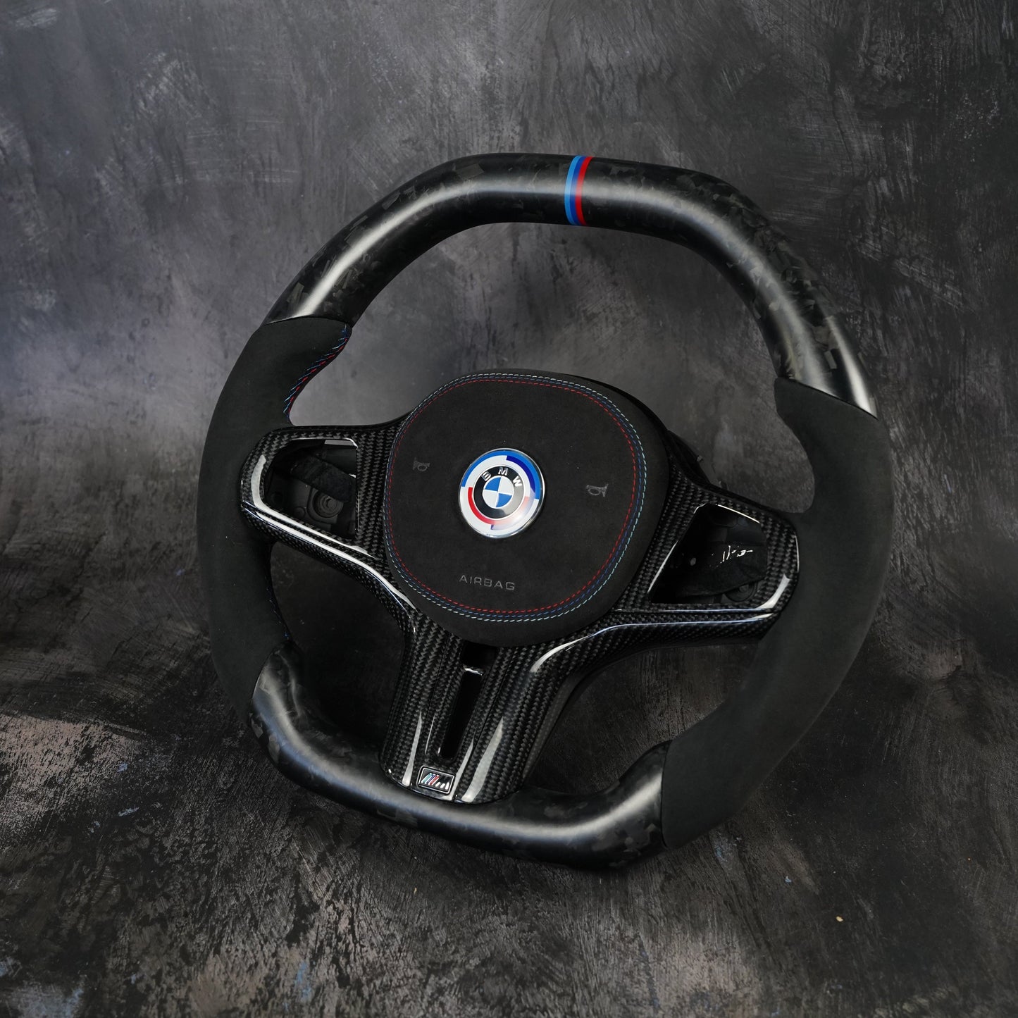 2016+ BMW 1 2 3 4 5 7 8 X3 X4 X5 X6 X7 Z4 M Sport  | F40 F44 G01 G02 G05 G06 G07 G11 G12 G15 G16 G20 G21 G22 G23 G29 G30 G32 G33  Custom Steering Wheel by Exclusive Steering