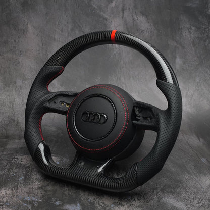 2012-2018 Audi A3 / A4 / A5 / A6 / A7 / A8 / S3 / S4 / S5 / S6 / S7 / S8 / RS7 Custom Steering Wheel by Exclusive Steering