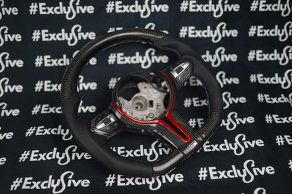 2010-2018 BMW M5 M6 DCT  | F10 F12 F13  Custom Steering Wheel by  Exclusive Steering