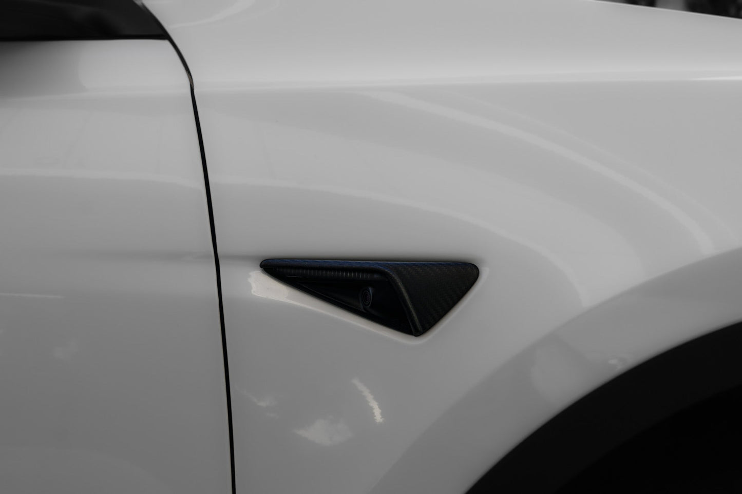 TESLA MODEL 3 HIGHLAND / Y JUNIPER HW4.0 REAL CARBON FIBER SIDE CAMERA / TURN SIGNAL COVERS IN MATTE & GLOSS