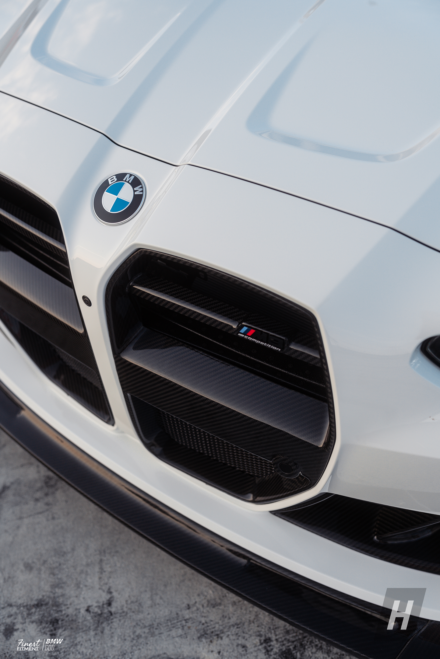 VR1 (V Style) Carbon Fiber Front Lip - G80 M3 | G82 / G83 M4