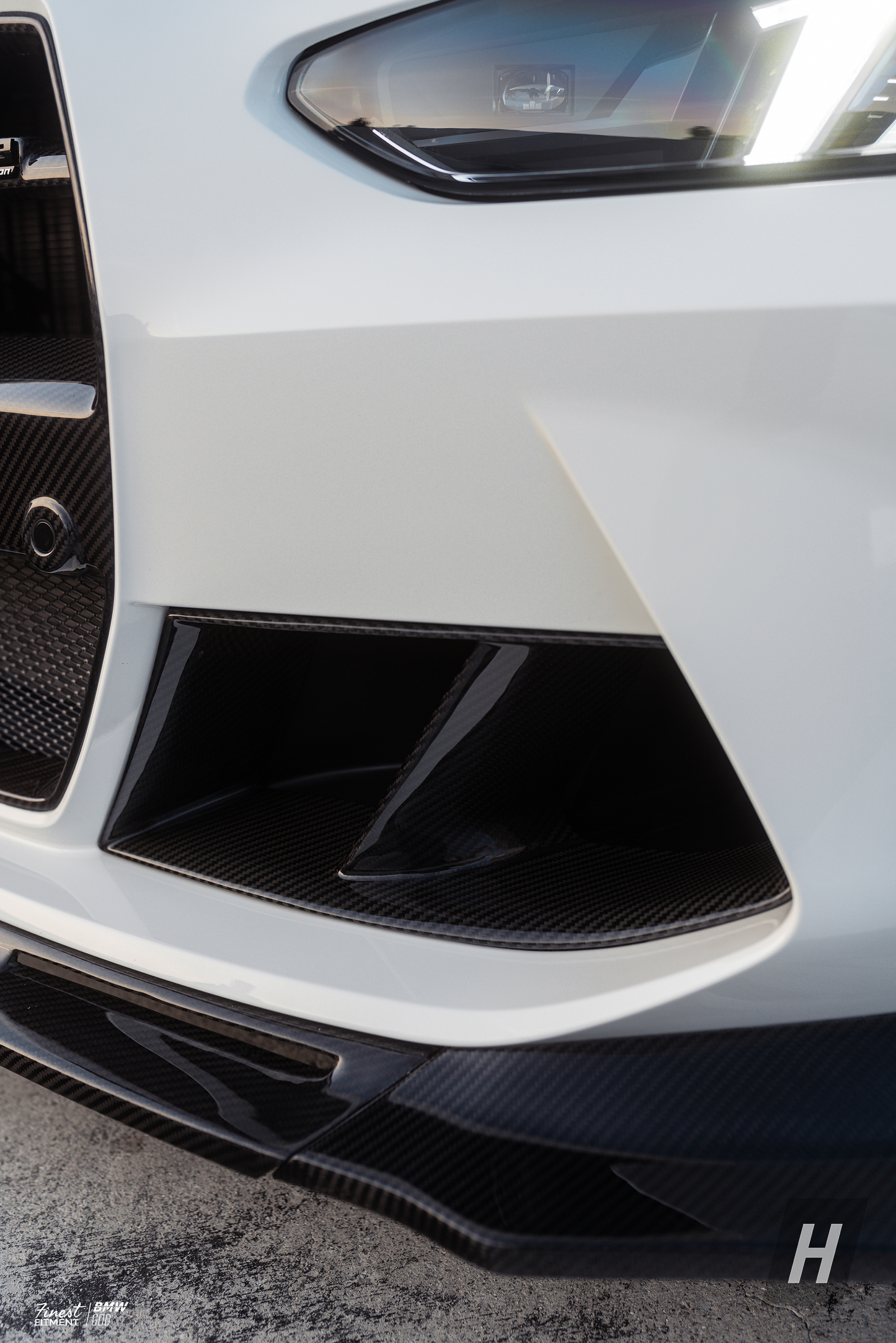 VR1 (V Style) Carbon Fiber Front Lip - G80 M3 | G82 / G83 M4
