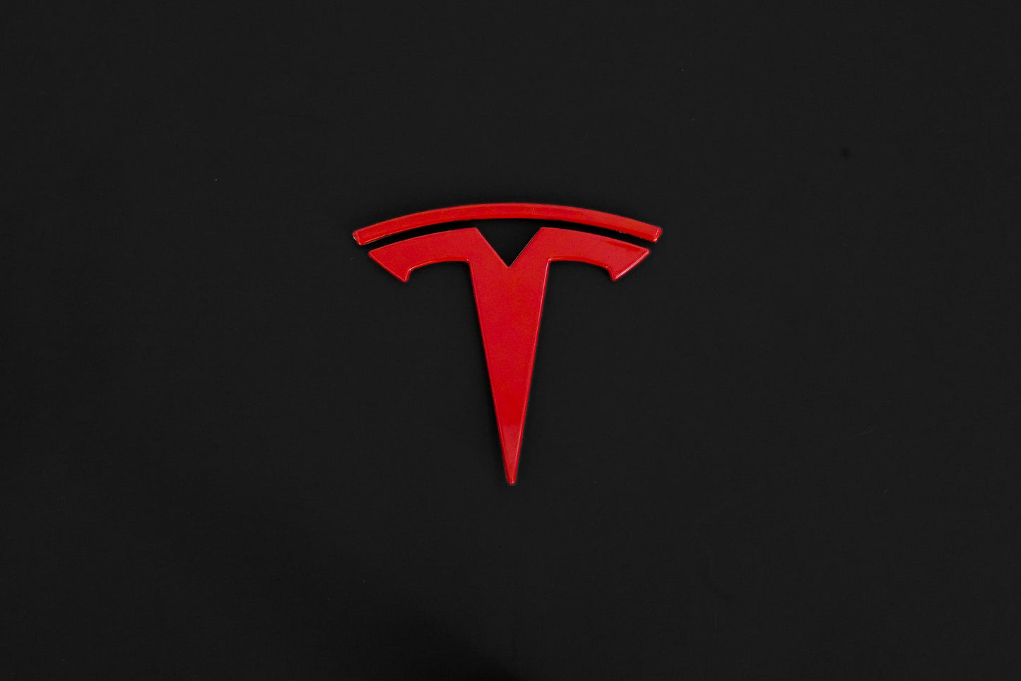 TESLA Metal Gloss and Matte OEM Emblems Logo for Model 3 & Model Y Hood + Trunk in Gold, Red, Gloss and Matte Black